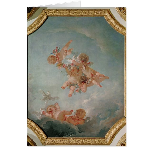 Vier Jahreszeiten in Salle du Conseil - Frühling (Vorne)