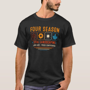 Vier Jahreszeiten: Landschaftsaufklärung über die T-Shirt