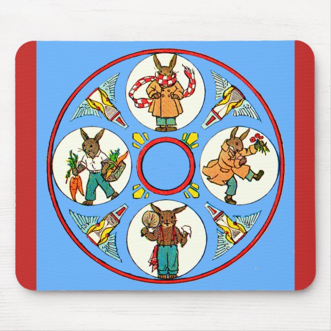 Vier Jahreszeiten Mousepad (Vorne)