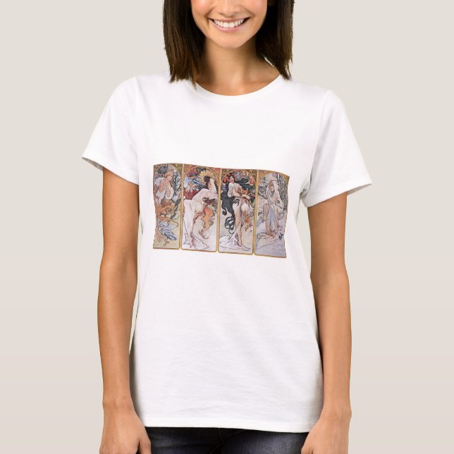 Vier Jahreszeiten, Mucha T-Shirt (Vorderseite)