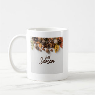 Vier Jahreszeiten Tasse Herbst Design