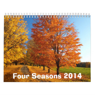 Vier Kalender der Jahreszeit-2014