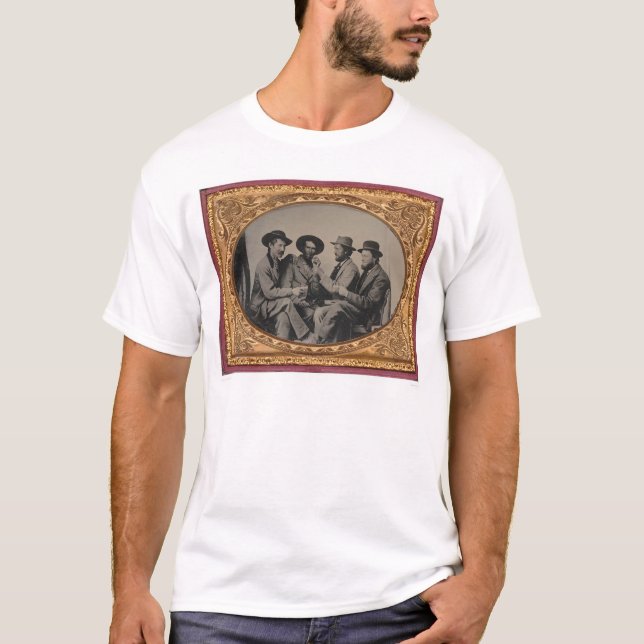 Vier Kalifornien-Bergmänner (40030) T-Shirt (Vorderseite)