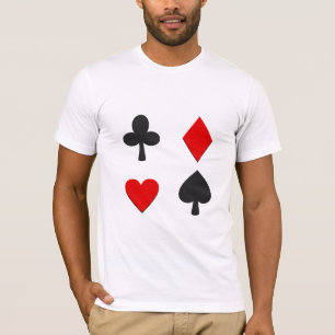Vier Kartensymbole T-Shirt