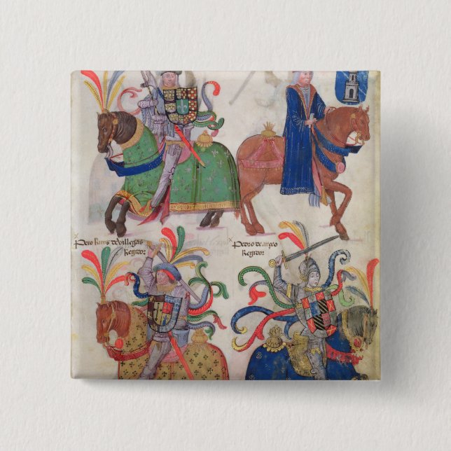 Vier Kavaliere, von Button (Vorderseite)