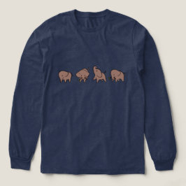 Vier kleine Elefanten Tri-Blend Shirt