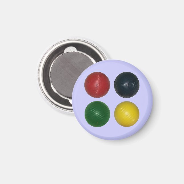 Vier Kroketten Magnet (Vorderseite/Rückseite)