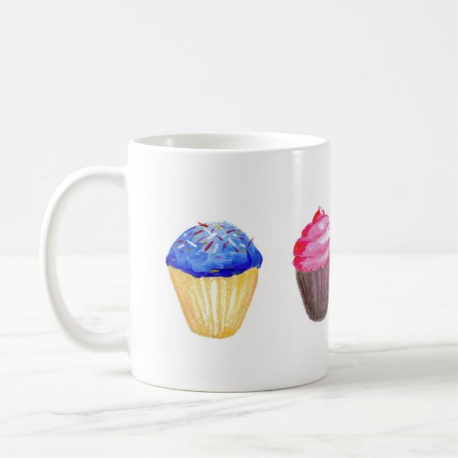 Vier Kuchen-Tasse Kaffeetasse (Links)