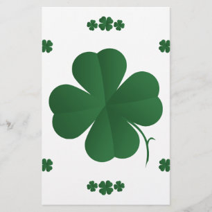 Vier Leaf Clovers Briefpapier