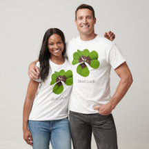 Vier Leaf Lucky Clover St Patricks Day Viel Glück