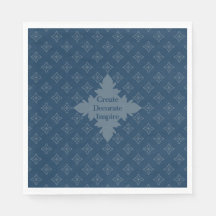 Vier Leaf Rosette Luftwaffe Blaues Foulardmuster
