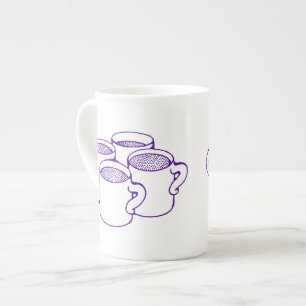Vier Lila Tasse (Art.