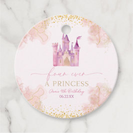 Vier Mal im Party einer Prinzessin Geschenkanhänger