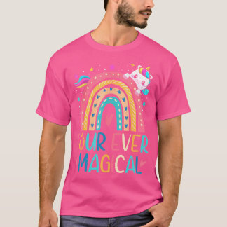 Vier mal magische 4 Jahre alt 4. Geburtstagsmädche T-Shirt