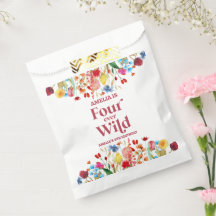 Vier-mal-Wilde Wildblume 4. Geburtstag Party