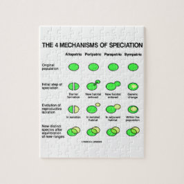 Vier Mechanismen Speciation (Evolution)