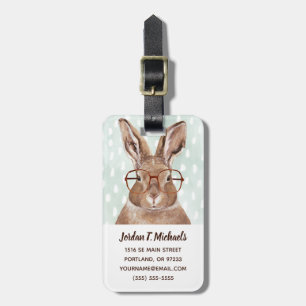 Vier-Mit Augen Forester Bunny Rabbit Gepäckanhänger