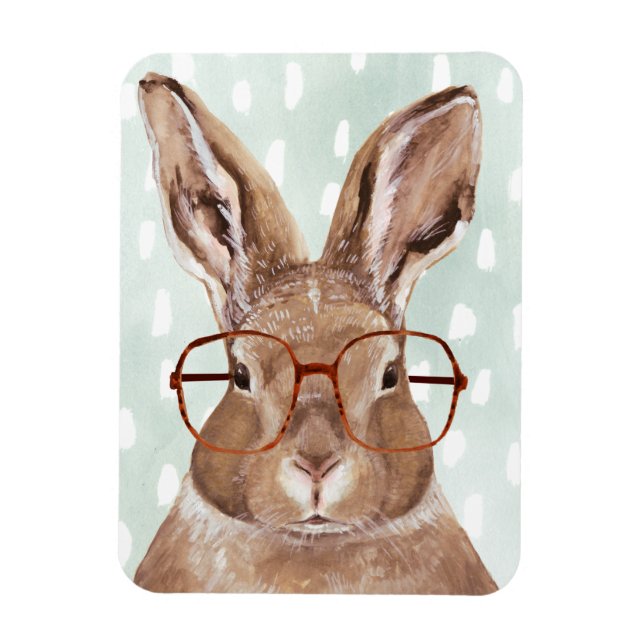 Vier-Mit Augen Forester | Bunny Rabbit Magnet (Vertikal)