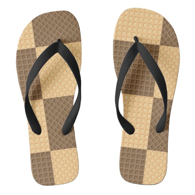 Vier Oblaten Flip Flops (Fußbett)