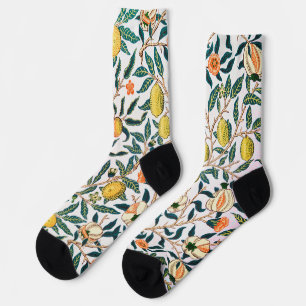 Vier Obst-Muster, William Morris Socken
