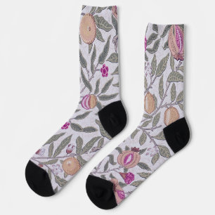 Vier Obst-Muster, William Morris Socken