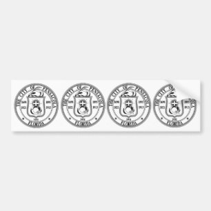 VIER Pensacola-Siegel Autoaufkleber