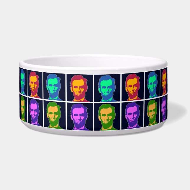 Vier Pop Art Abraham Lincolns Napf (Vorderseite)