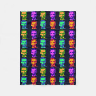Vier Pop-Kunst Abraham Lincolns Fleecedecke