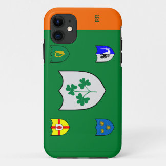 Vier Provinzen Irlands und Kleeblatt iPhone 5 11 Hülle