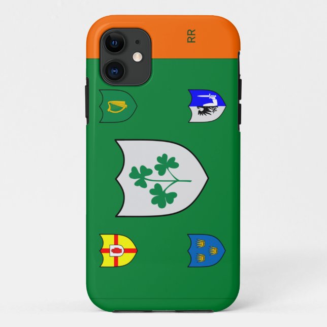 Vier Provinzen Irlands und Kleeblatt iPhone 5 Case-Mate iPhone Hülle (Rückseite)