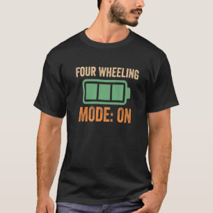 Vier Rädermodus bei Akkubetrieb T-Shirt