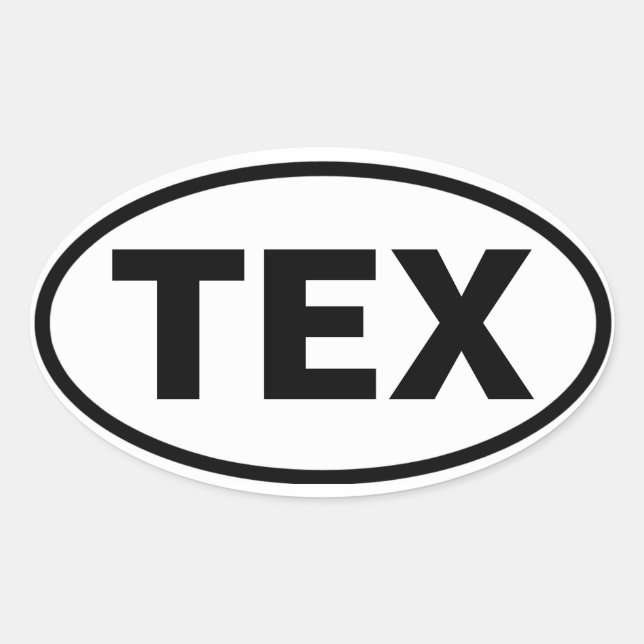 VIER Regionalflughafen Telluride "TEX" Ovaler Aufkleber (Vorderseite)