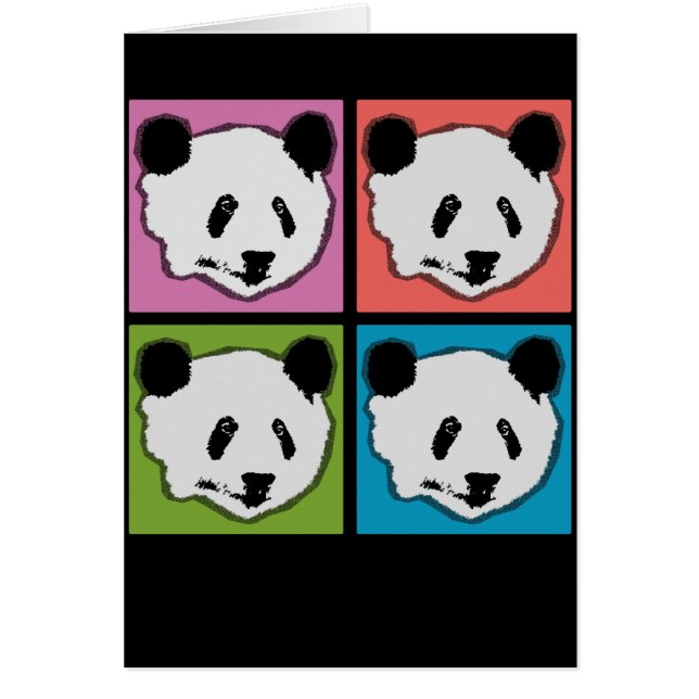 Vier riesige Panda-Bären (Vorne)