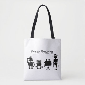 Vier Roboter Tasche