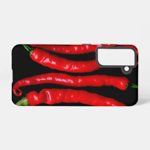 Vier Rote Chilis sgcnm Samsung Galaxy Hülle