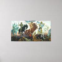 Vier Samen der Apokalypse von Vasnetsov (1887)