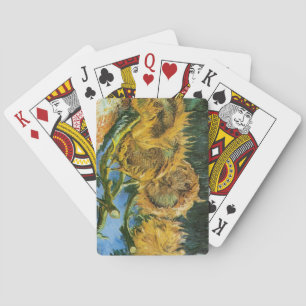 Vier Schnittblumen, Vincent van Gogh Spielkarten