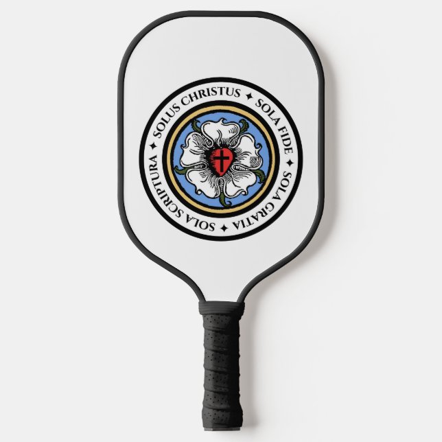 Vier Sola Pickleball Schläger (Vorderseite)