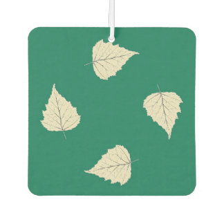 Vier Square Birch Blätter Air Freshener Autolufterfrischer