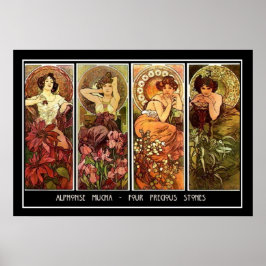 Vier Steine drucken Poster