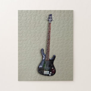 Vier String Black Gitarre