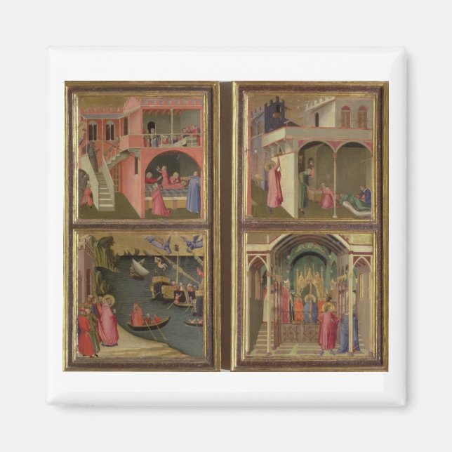 Vier Szenen aus dem Leben des hl. Nikolaus: St. Ni Magnet (Vorne)