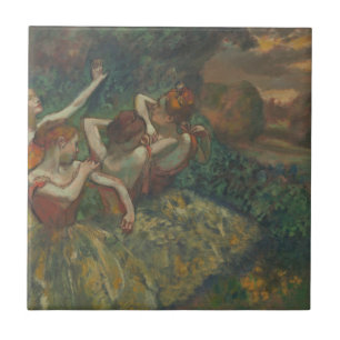 Vier Tänzer von Edgar Degas, Ballet Fine Art Fliese