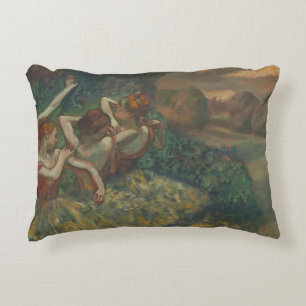 Vier Tänzerinnen von Edgar Degas, Ballet Fine Art Dekokissen