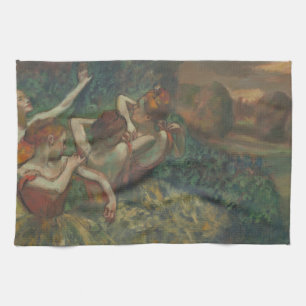 Vier Tänzerinnen von Edgar Degas, Ballet Fine Art Geschirrtuch