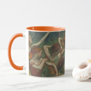 Vier Tänzerinnen von Edgar Degas, Ballet Fine Art Tasse