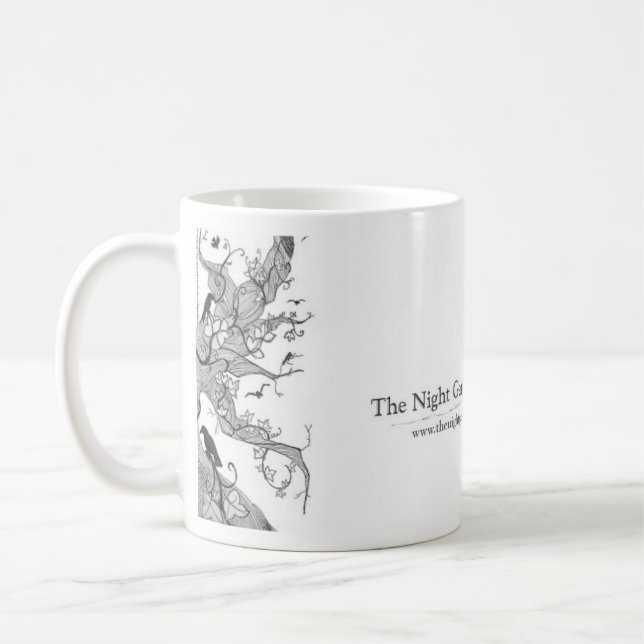 "Vier u. zwanzig Amsel-" Tasse (Links)