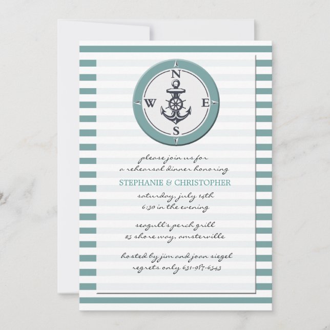 Vier Windeinladungen Einladung (Vorderseite)