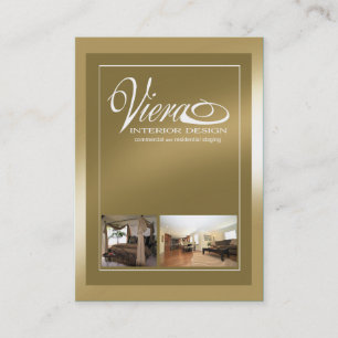 Viera Zuhause, das Innenarchitektur (Gold, Visitenkarte