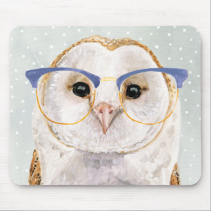 Vieräugiger Förster   Weise Eule Mousepad